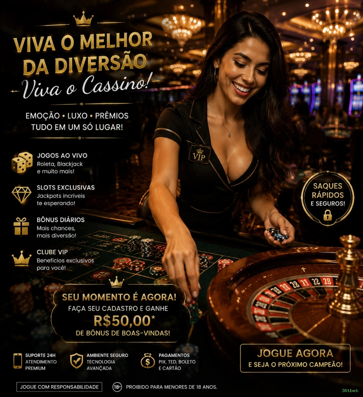 Streaming 4K no cassino ao vivo da 36tbet